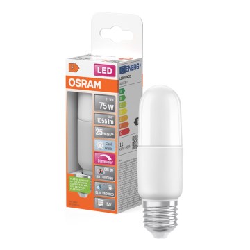 Himmennettävä LED-lamppu STICK E27/11W/230V 4000K CRI 90 - Osram