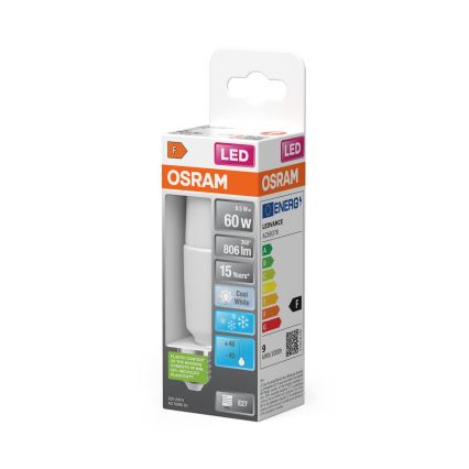 Himmennettävä LED-lamppu STICK E27/8,5W/230V 4000K - Osram