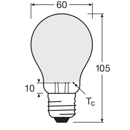 Himmennettävä LED-lamppu SUPERSTAR CLASSIC A60 E27/4,8W/230V 4000K - Osram