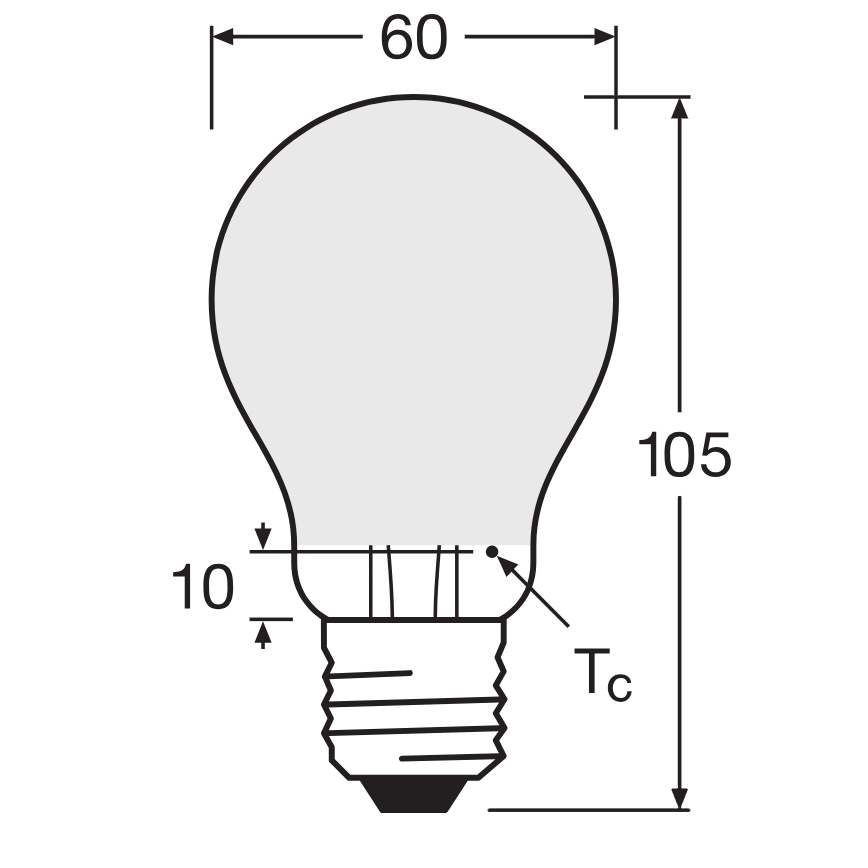 Himmennettävä LED-lamppu SUPERSTAR CLASSIC A60 E27/4,8W/230V 4000K - Osram