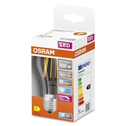 Himmennettävä LED-lamppu SUPERSTAR VINTAGE E27/11W/230V 4000K - Osram
