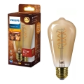 Himmennettävä LED-lamppu VINTAGE Philips ST64 E27/7,3W/230V 2200K CRI 90