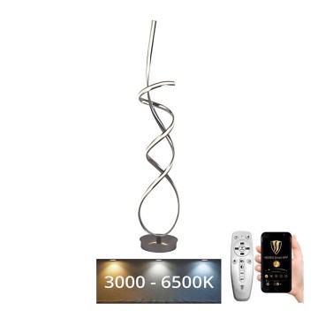 Himmennettävä LED-lattiavalaisin LED/80W/230V 3000-6500K + kauko-ohjaus