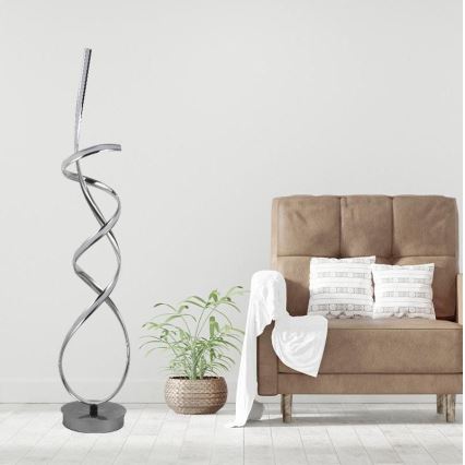 Himmennettävä LED-lattiavalaisin LED/80W/230V 3000-6500K + kauko-ohjaus