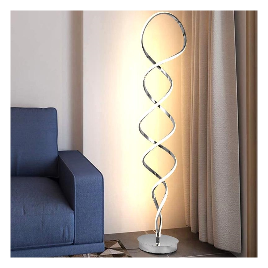 Himmennettävä LED-lattiavalaisin LED/90W/230V 3000-6500K + kauko-ohjaus