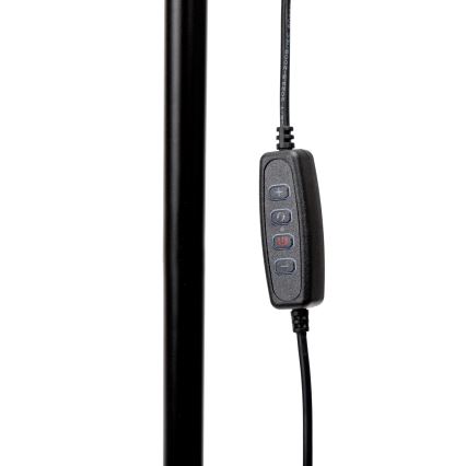 Himmennettävä LED-lattiavalaisin SIGNUS LED/10W/230V 3000/4500/6500K musta