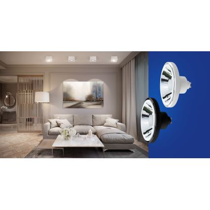 Himmennettävä LED-polttimo AR111 GU10/10W/230V 3000-6500K Wi-Fi Tuya 30° valkoinen