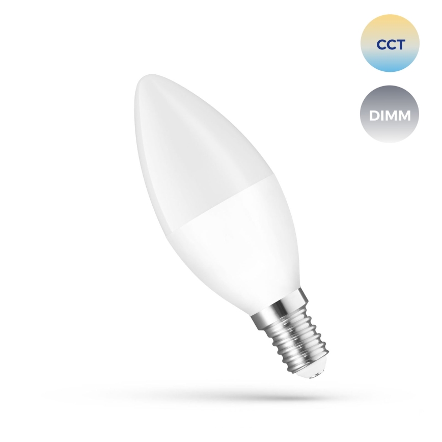 Himmennettävä LED-polttimo E14/5W/230V 2700-6500K Wi-Fi Tuya