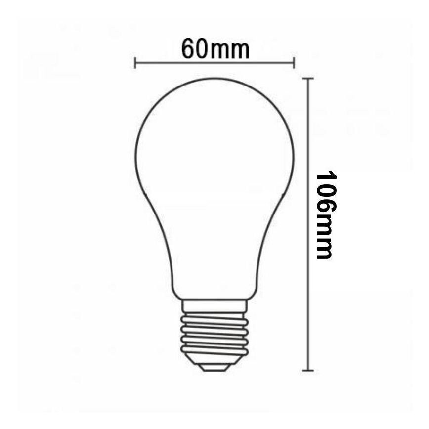 Himmennettävä LED-polttimo FILAMENT A60 E27/7,5W/230V 4000K