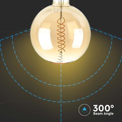 Himmennettävä LED-polttimo FILAMENT G200 E27/8W/230V 1800K