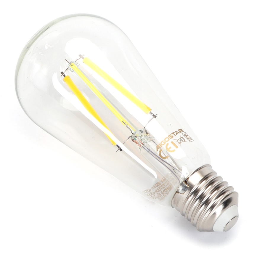 Himmennettävä LED-polttimo FILAMENT ST64 E27/6W/230V 2700-6500K Wi-Fi - Aigostar