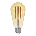 Himmennettävä LED-polttimo FILAMENT VINTAGE ST64 E27/12W/230V 2000K