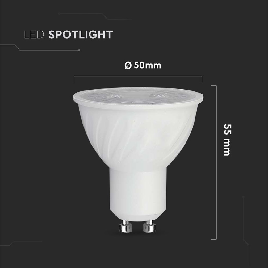 Himmennettävä LED-polttimo GU10/6W/230V 6500K 38°