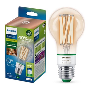 Himmennettävä LED-polttimo Philips A60 E27/4,3W/230V 2700-4000K CRI 90 Wi-Fi