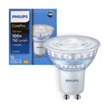 Himmennettävä LED-polttimo Philips GU10/6,7W/230V  6500K