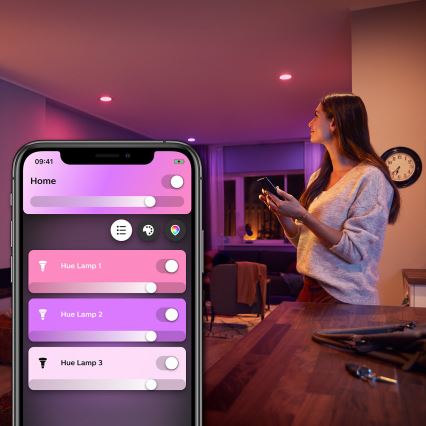 LED RGBW Himmennettävä polttimo Philips Hue White And Color Ambiance E27/6,5W/230V 2000-6500K