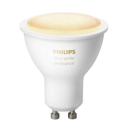 Himmennettävä LED-polttimo Philips Hue WHITE AMBIANCE 1xGU10/4,3W/230V 2200-6500K