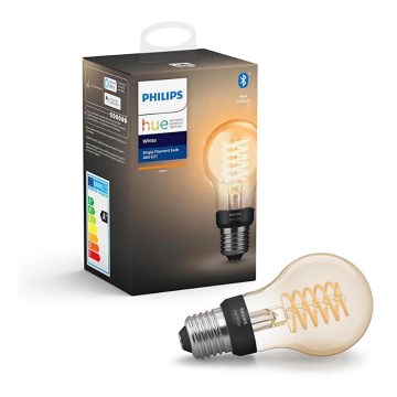 Himmennettävä LED-polttimo Philips Hue WHITE FILAMENT A60 E27/7W/230V 2100K