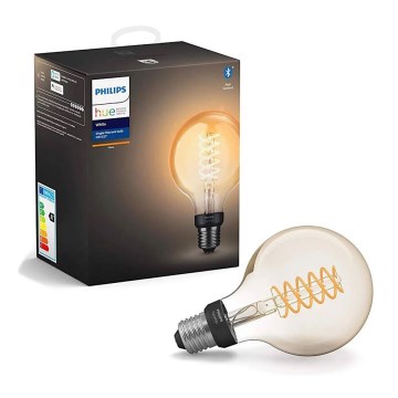 Himmennettävä LED-polttimo Philips Hue WHITE FILAMENT G93 E27/7,2W/230V 2100K