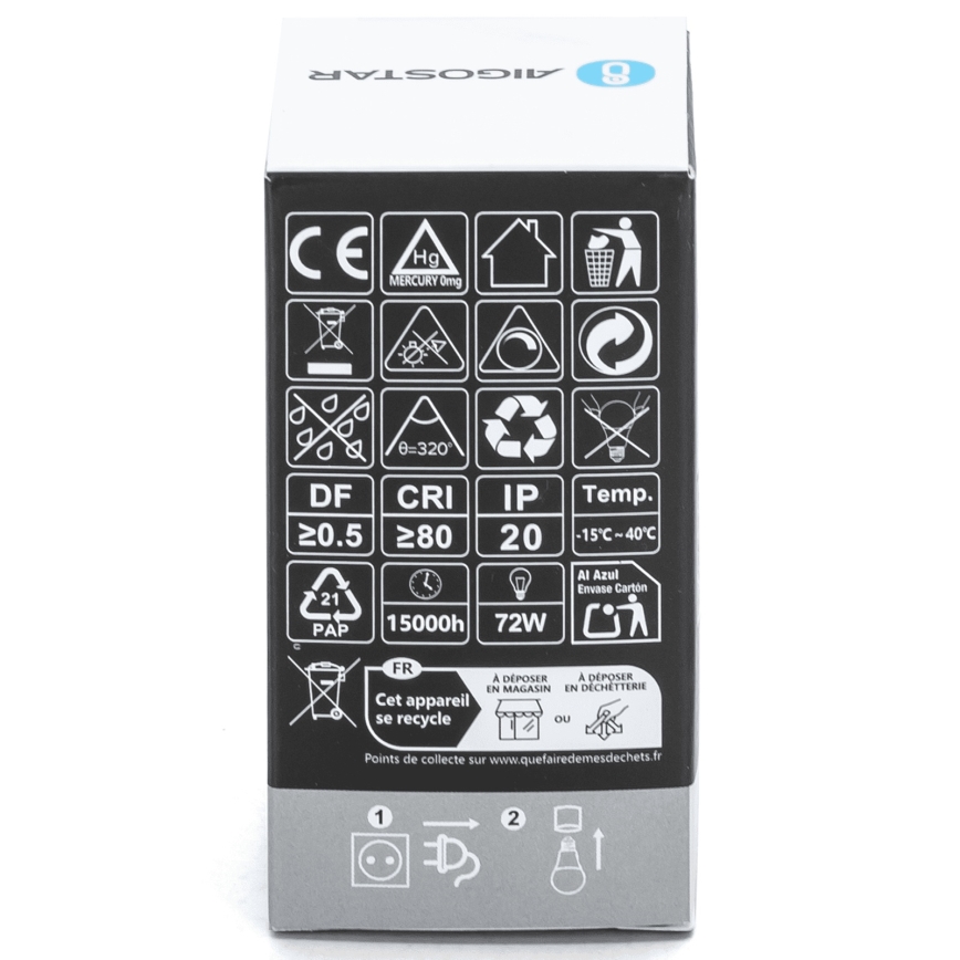 Himmennettävä LED-polttimo R7s/8W/230V 6500K - Aigostar