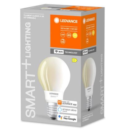 Himmennettävä LED-polttimo SMART+ FILAMENT E27/11W/230V 2700K Wi-Fi - Ledvance