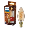 Himmennettävä LED-polttimo VINTAGE Philips E14/2,5W/230V 1800K