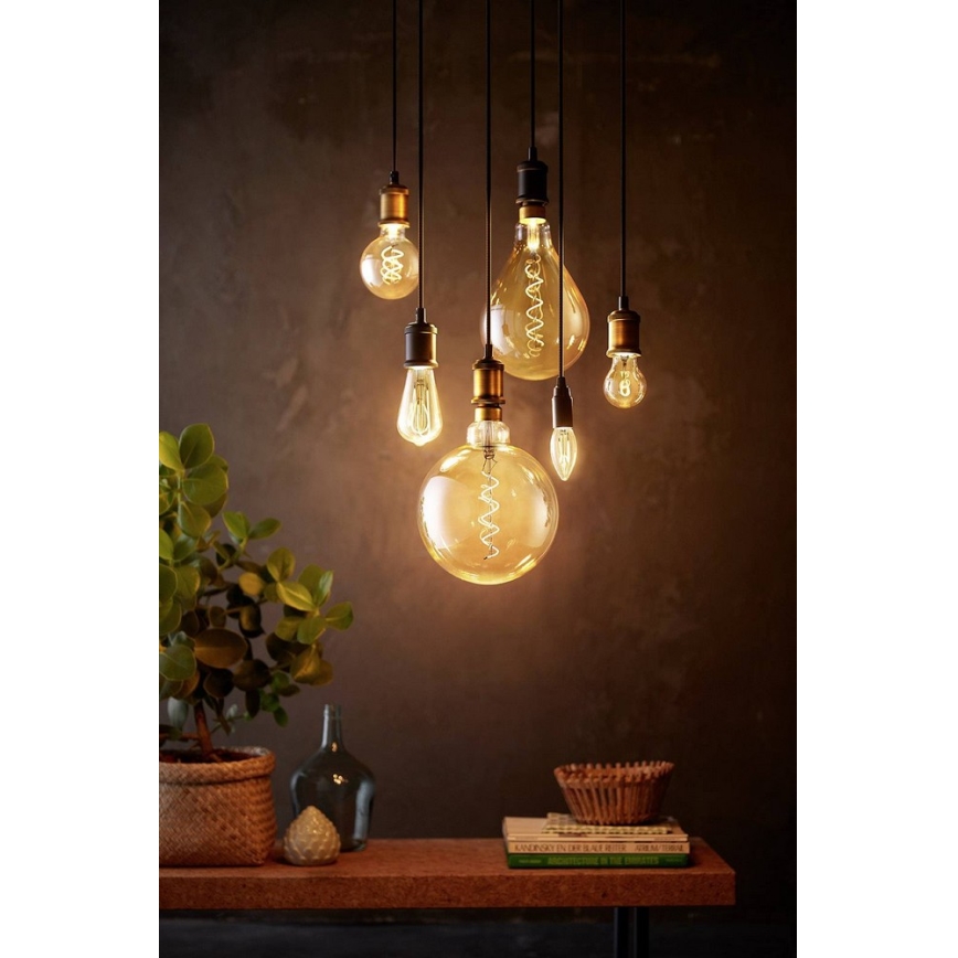 Himmennettävä LED-polttimo VINTAGE Philips G200 E27/7W/230V 2000K