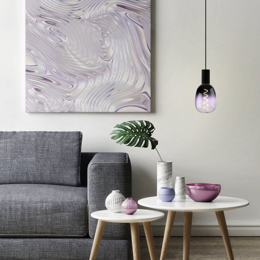 Himmennettävä LED-polttimo VINTAGE T120 E27/4W/230V 1800K violetti - Eglo 110226
