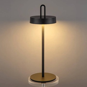 Himmennettävä LED-pöytälamppu ulkokäyttöön, ladattava ja kosketusohjattu SHINE LED/1,5W/3,7V 3000 mAh IP44 musta