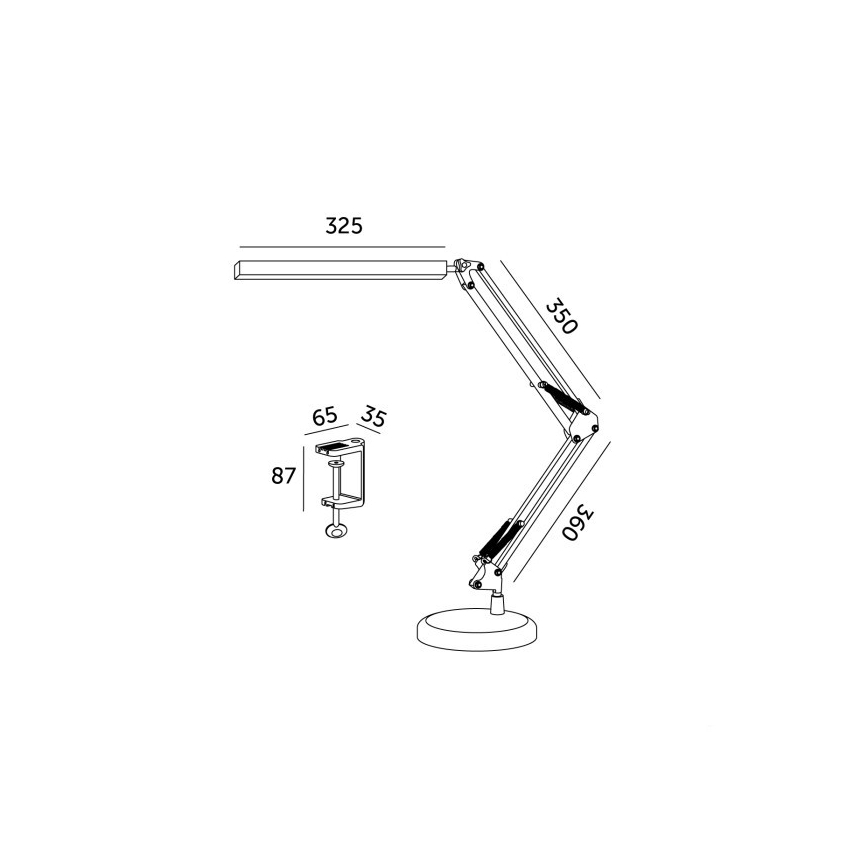 Himmennettävä LED-pöytävalaisin 2in1 USB TENUIX LED/14W/5V 3000-6000K valkoinen