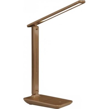 Himmennettävä LED-pöytävalaisin NOBLITE N LED/7W/230V 3000/4000/6500K ruskea