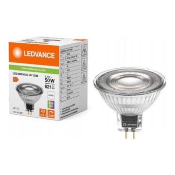 Himmennettävä LED-reflektorilamppu MR16 GU5,3/6,8W/12V 4000K 36° CRI 90 - Ledvance