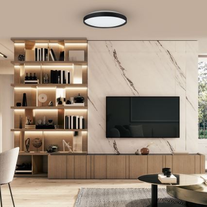 Himmennettävä LED-RGB-kattovalaisin RINGO LED/36W/230V + kauko-ohjaus