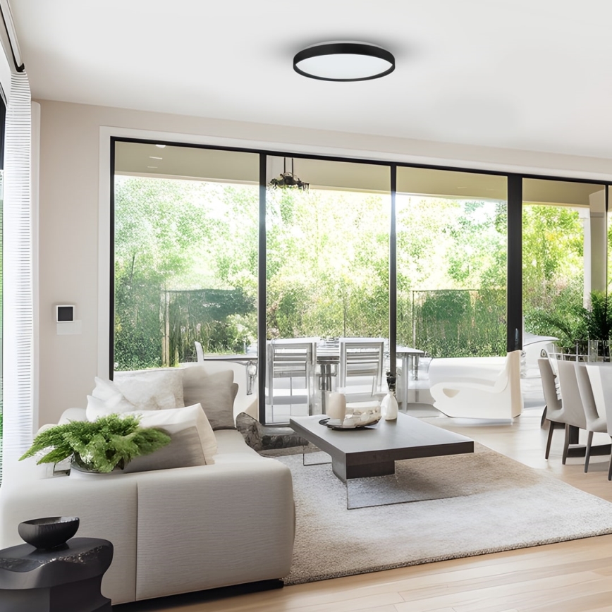 Himmennettävä LED-RGB-kattovalaisin RINGO LED/36W/230V + kauko-ohjaus