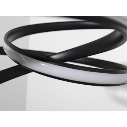 Himennettävä LED-riippuvalaisin vaijerilla LED/85W/230V 3000–6500K Ø 49 cm + kaukosäädin