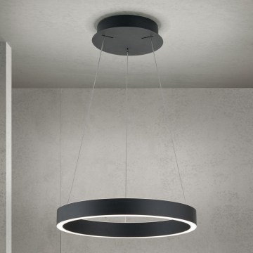 himmennettävä LED-riippuvalaisin vaijerilla KOLK LED/40W/230V 2700/3000/4000K halkaisija 40 cm musta