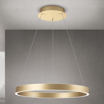 himmennettävä LED-riippuvalaisin vaijerilla KOLK LED/60W/230V 2700/3000/4000K halkaisija 60 cm kultainen