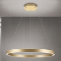 himmennettävä LED-riippuvalaisin vaijerilla KOLK LED/80W/230V 2700/3000/4000K Ø 80 cm kultainen