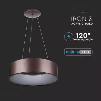 Himmennettävä LED-riippuvalaisin vaijerilla LED/20W/230V