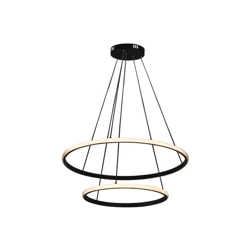 LED-himmennettävä riippuvalaisin vaijerilla LED/55W/230V 3000–6500K Ø 60 cm + kaukosäädin