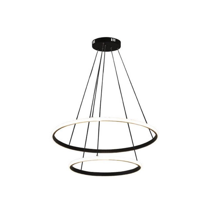 LED-himmennettävä riippuvalaisin vaijerilla LED/55W/230V 3000–6500K Ø 60 cm + kaukosäädin