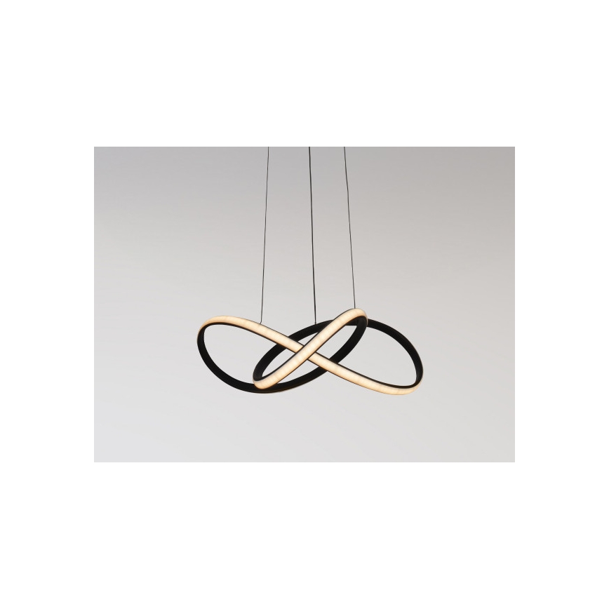 LED-himmennettävä riippuvalaisin vaijerilla LED/65W/230V 3000-6500K halkaisija 49 cm + kaukosäädin