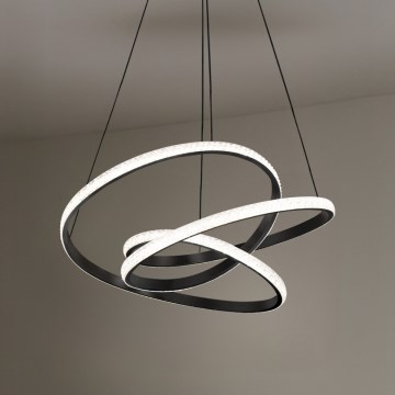 Himmennettävä LED-riippuvalaisin vaijerilla LED/90W/230V 3000-6500K halkaisija 47 cm + kaukosäädin