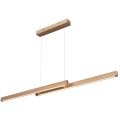 Himmennettävä LED-riippuvalaisin vaijerilla SMAL 2xLED/22,5W/230V 2700/4000/6500K tammi