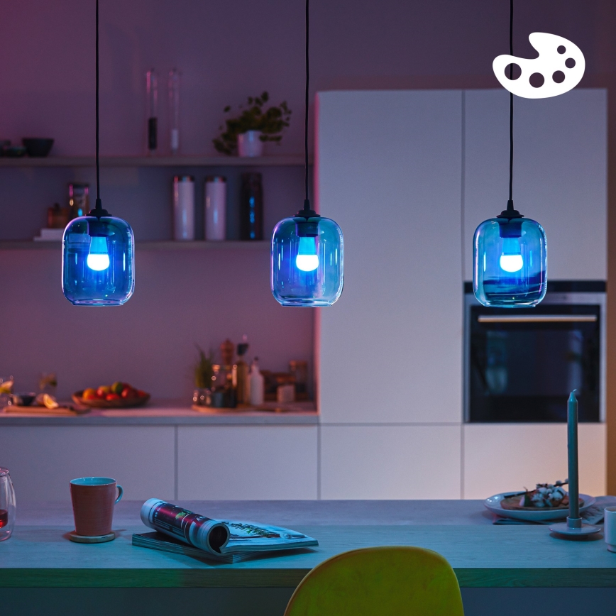 Himmennettävä RGB-LED-lamppu Philips SMART P45 E14/4,9W/230V 2200-6500K CRI 90