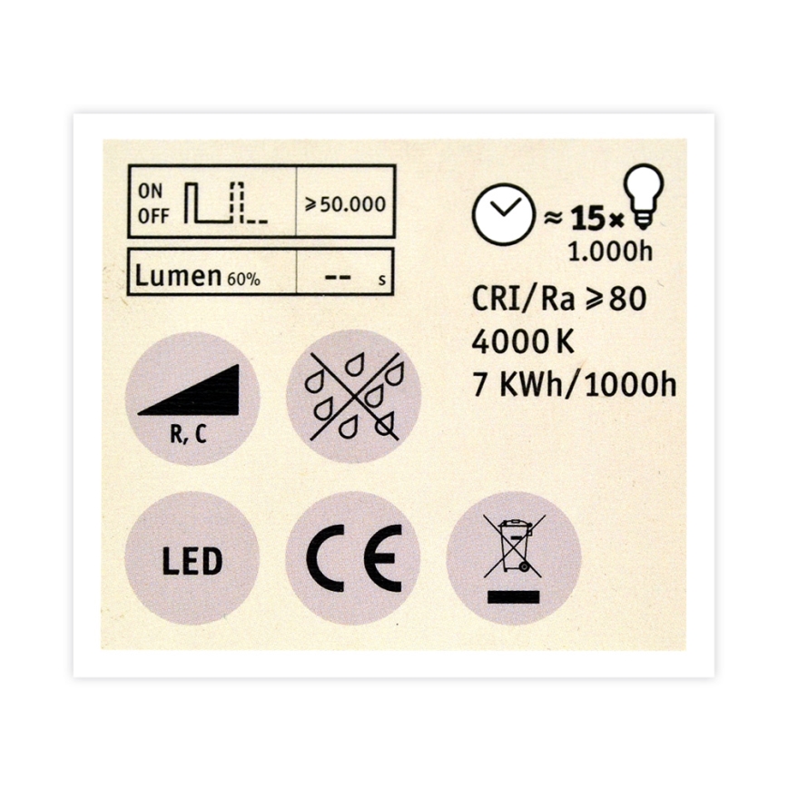 Himmennettevä LED-polttimo GU10/7W/230V 4000K - Paulmann 28754