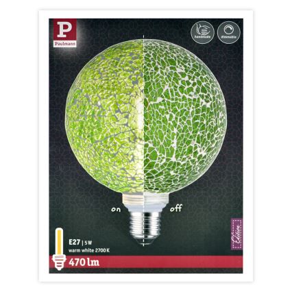 Himmennettevä LED-polttimo MOSAIC G125 E27/5W/230V 2700K - Paulmann 28747