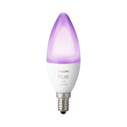 Himmennettevä LED-polttimo Philips Hue WHITE AND COLOR AMBIANCE B39 E14/5,3W/230V 2200K - 6500K