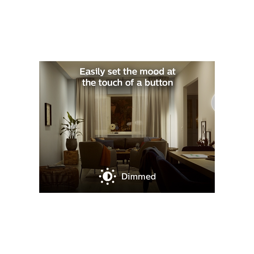 Himmennettevä LED-polttimo Philips Hue WHITE E14/5,5W/230V 2700K