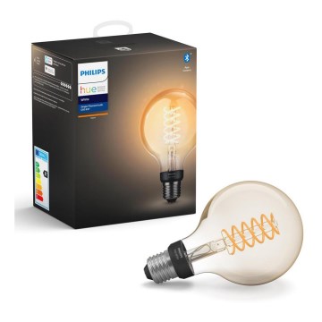 Himmennettevä LED-polttimo Philips Hue WHITE FILAMENT G93 E27/7W/230V 2100K